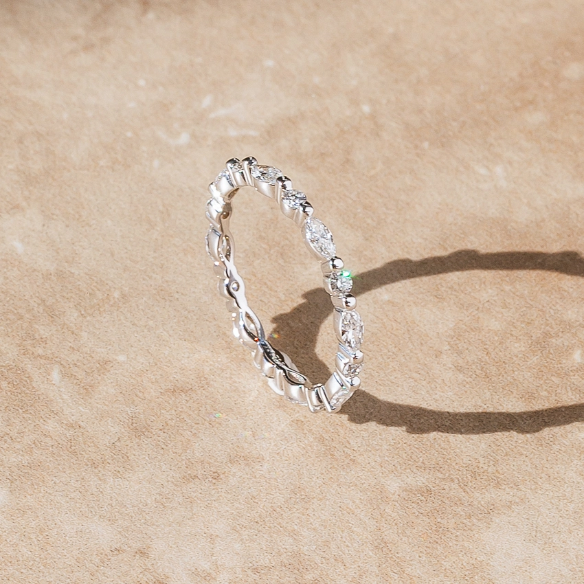 Zephina Eternity Lab Diamond Ring - Image 4