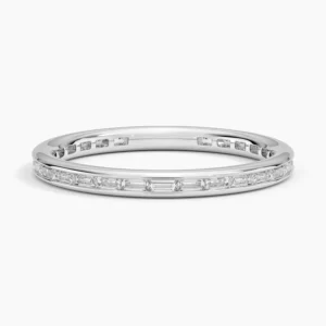 Solveine Channel Set Baguette Eternity Lab Diamond Ring