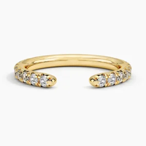 Mavis Three Quarter Coverage Open Lab Diamond Ring