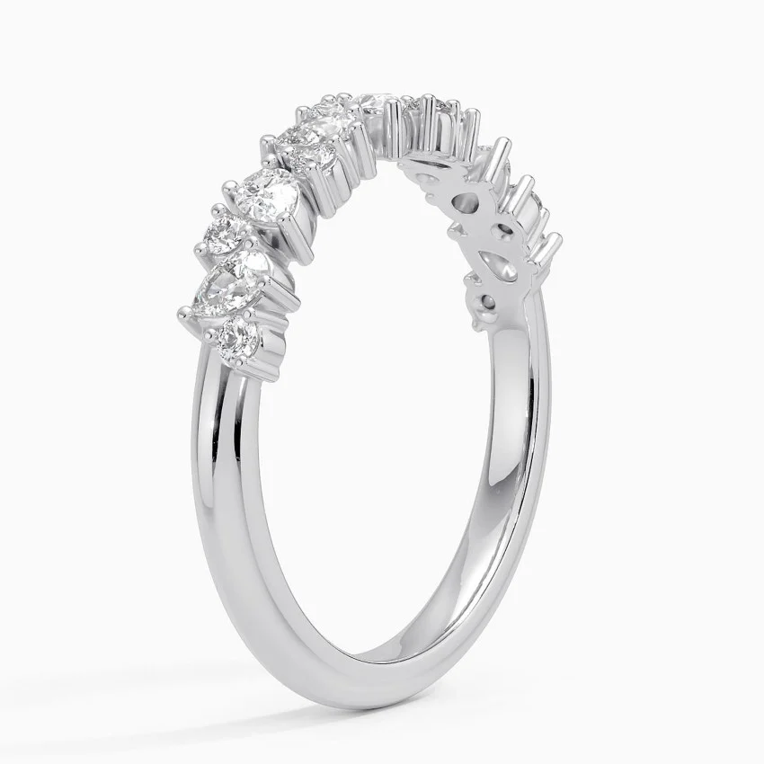 Leocadia Half Coverage Lab Diamond Ring - Image 2