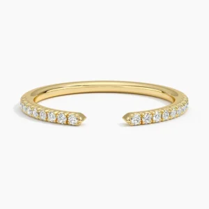Saoirse Half Coverage Lab Diamond Ring