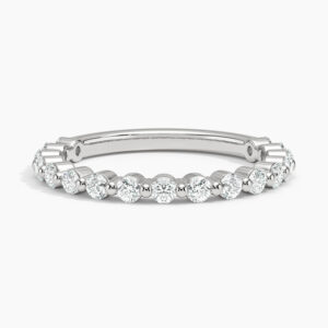 Freesia Three Quarter Coverage Lab Diamond Ring