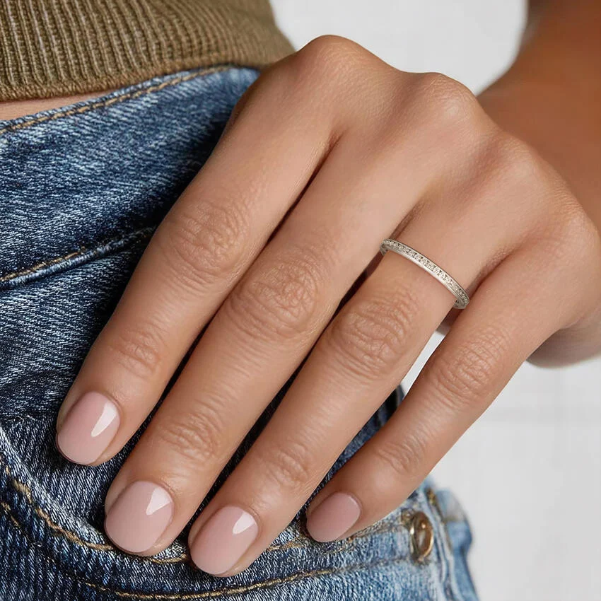 Remy Channel Set Eternity Lab Diamond Ring - Image 3