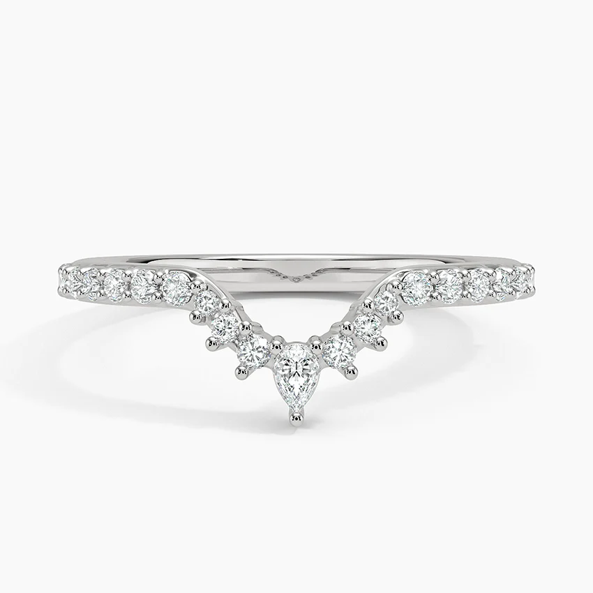 Dorothea Lunette Lab Diamond Ring
