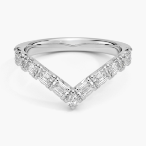Briseis Emerald Cut and Asscher Lab Diamond Contour Ring Gold