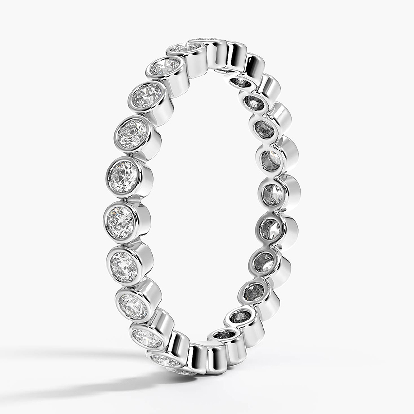 Zuleika Round Eternity Lab Diamond Ring - Image 3