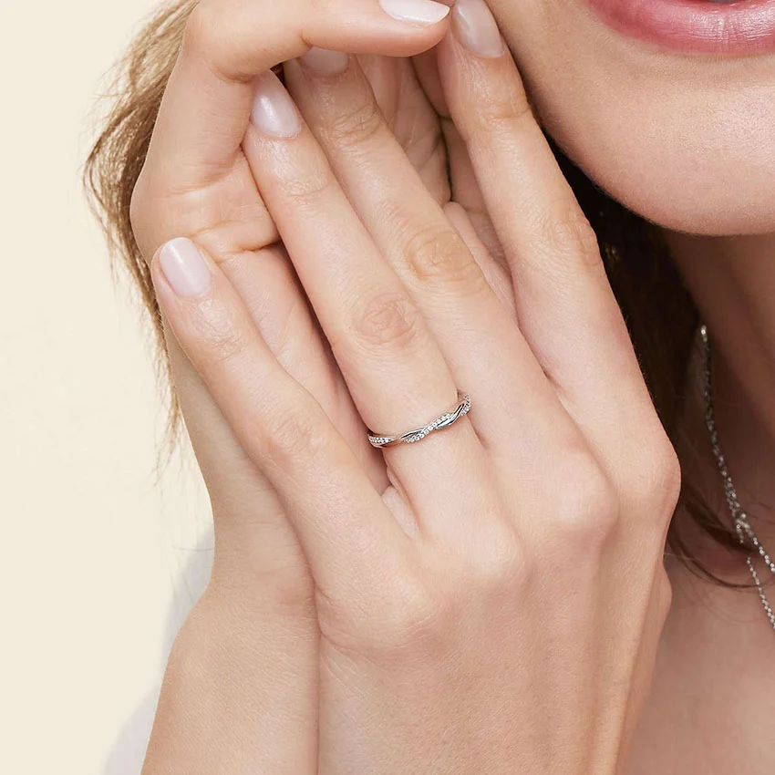 Eulalie Twisted Vine Lab Diamond Ring - Image 5