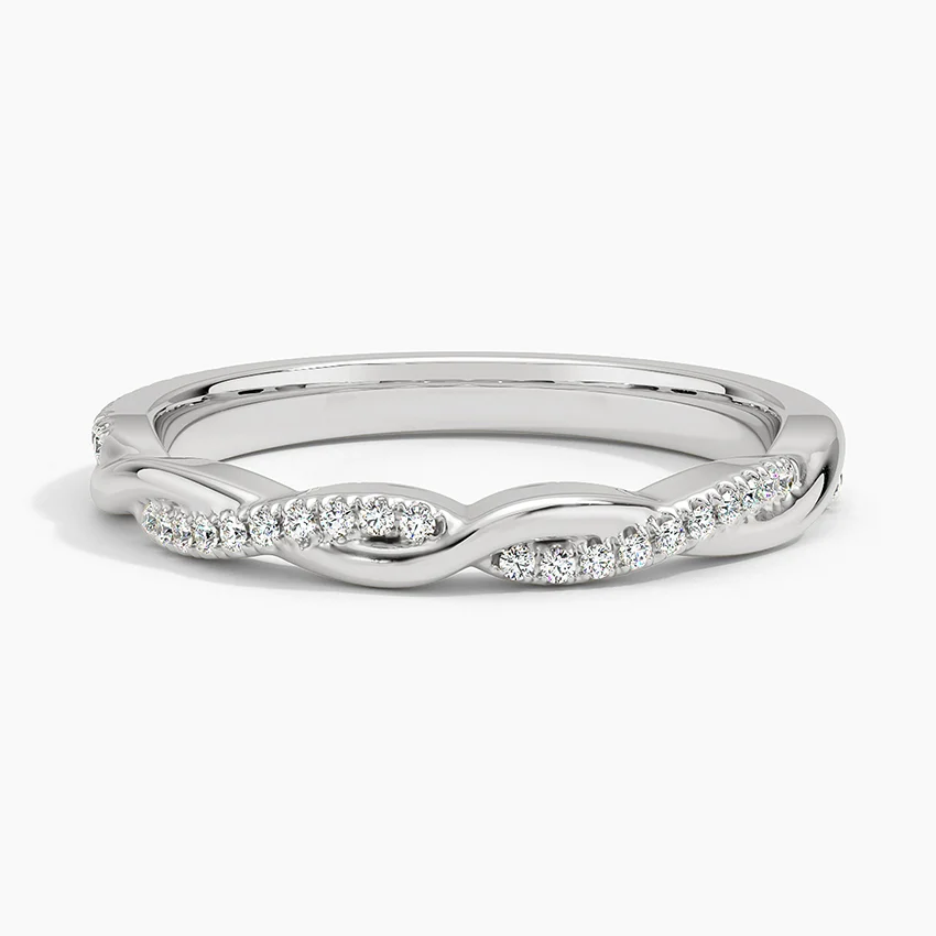 Eulalie Twisted Vine Lab Diamond Ring