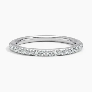 Cyrilla Shared Prong Half Coverage Lab Diamond Ring