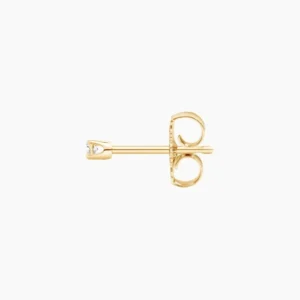Solitaire Diamond Stud Earring