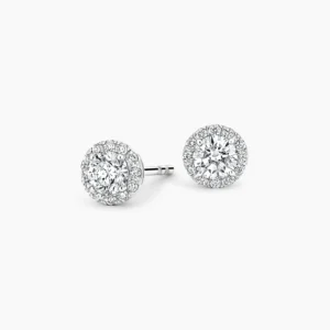Lab-Grown Diamond Halo Stud Earrings (5/8 ct. tw.)