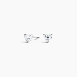 Heart-Shaped Lab Diamond Stud Earrings (1/4 ct. tw.)