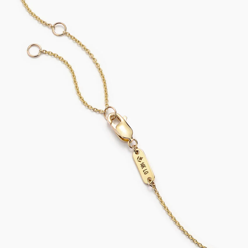 Jane Goodall Lab-Grown Diamond Peace Medallion Necklace (3/8 ct. tw.) in 14K Yellow Gold - Image 4