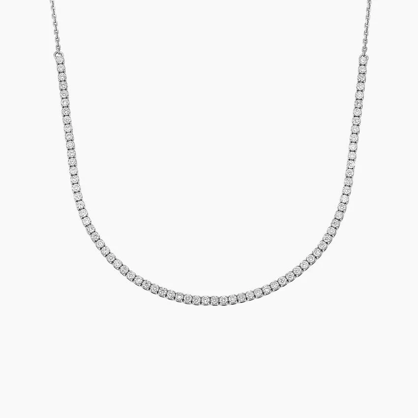 One-Third Wrap Petite Lab-Grown Diamond Line Necklace (1 ct. tw.)