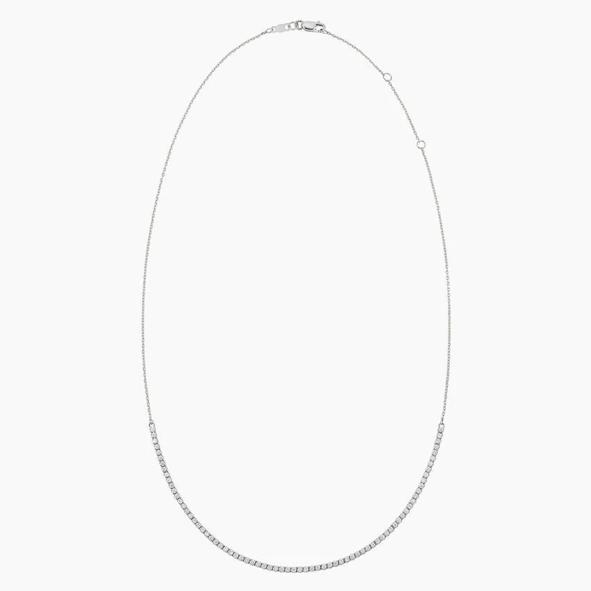 One-Third Wrap Petite Lab-Grown Diamond Line Necklace (1 ct. tw.) - Image 4