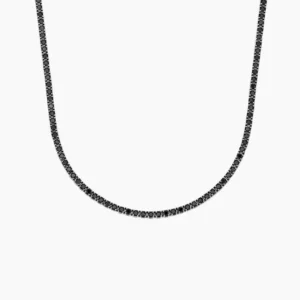 Black Diamond Line Necklace (3 ct. tw.)