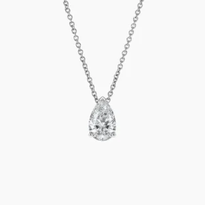 Pear Carbon Capture Lab-Grown Diamond Pendant (1 ct. tw.)