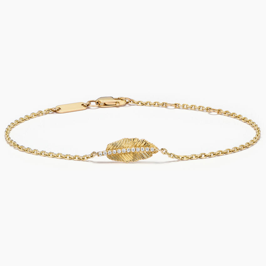 Jane Goodall Leaf Lab Diamond Bracelet - Image 3