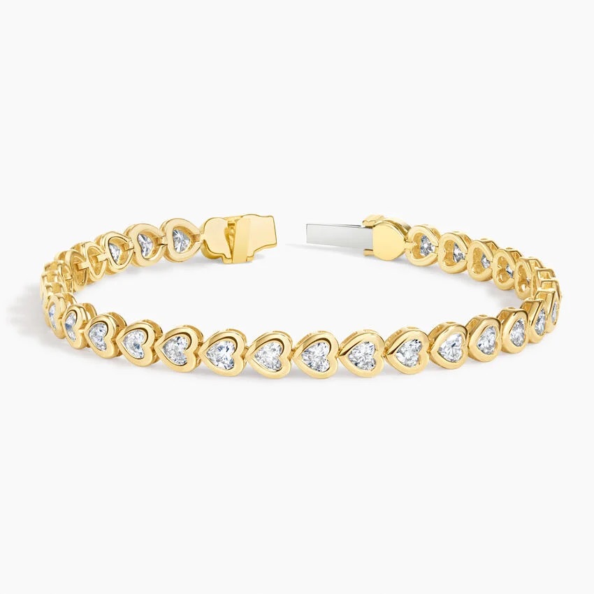 Lab Diamond Bezel Tennis Bracelet (3 1/3 ct. tw.) in 14K Yellow Gold - Image 3