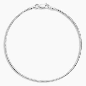 Lightweight Snake Link Chain Bracelet