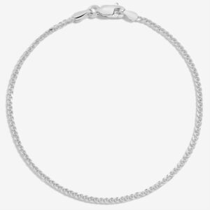 Lightweight Wheat Link Chain Bracelet (1.25mm)