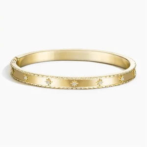 Sol Starburst Diamond Bracelet (1/8 ct. tw.) in 14K Yellow Gold
