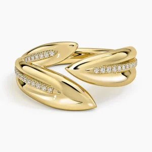 Olive Branch Inspired Lab Diamond Ring