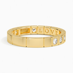 Love Decoded Brilliant Diamond Ring (1/4 ct. tw.) in 14K Yellow Gold