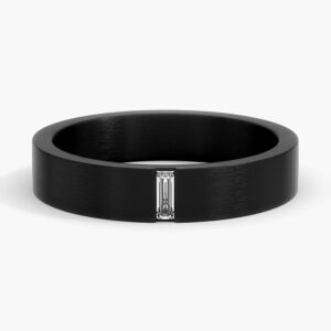 Apollo 4.5mm Diamond Tantalum Wedding Ring