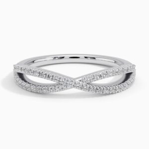 Entwined Diamond Ring (1/4 ct. tw.) in 18K White Gold