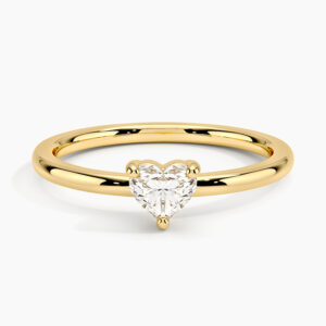 Heart Shaped Lab Diamond Ring