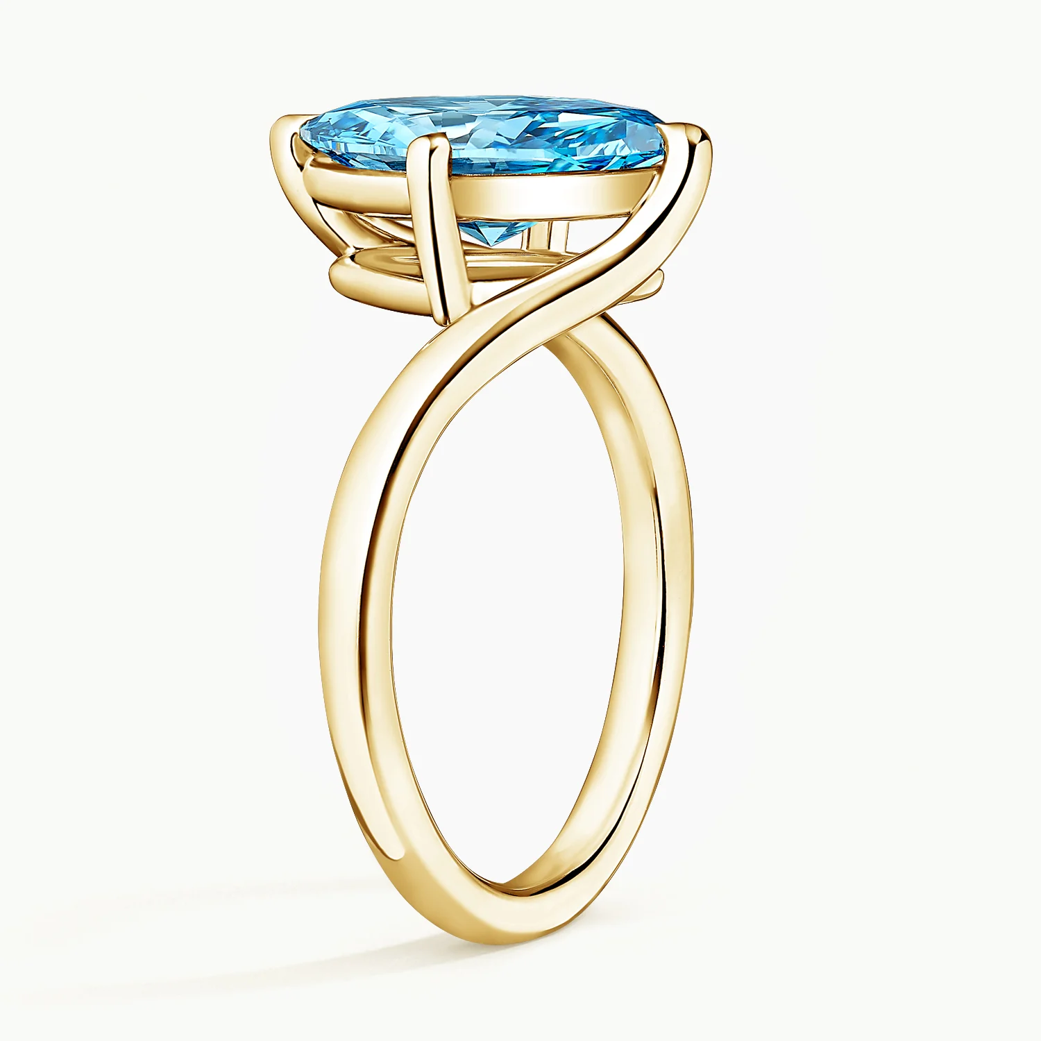 Atelier Solitaire Malibu Blue Marquise Lab Diamond Ring (2 ct. tw.) - Image 3
