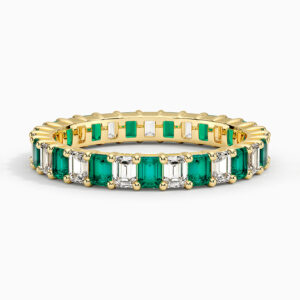 Eternity Lab Emerald and Diamond Ring